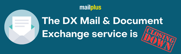 The DX mail & Document Exchange service is closing down