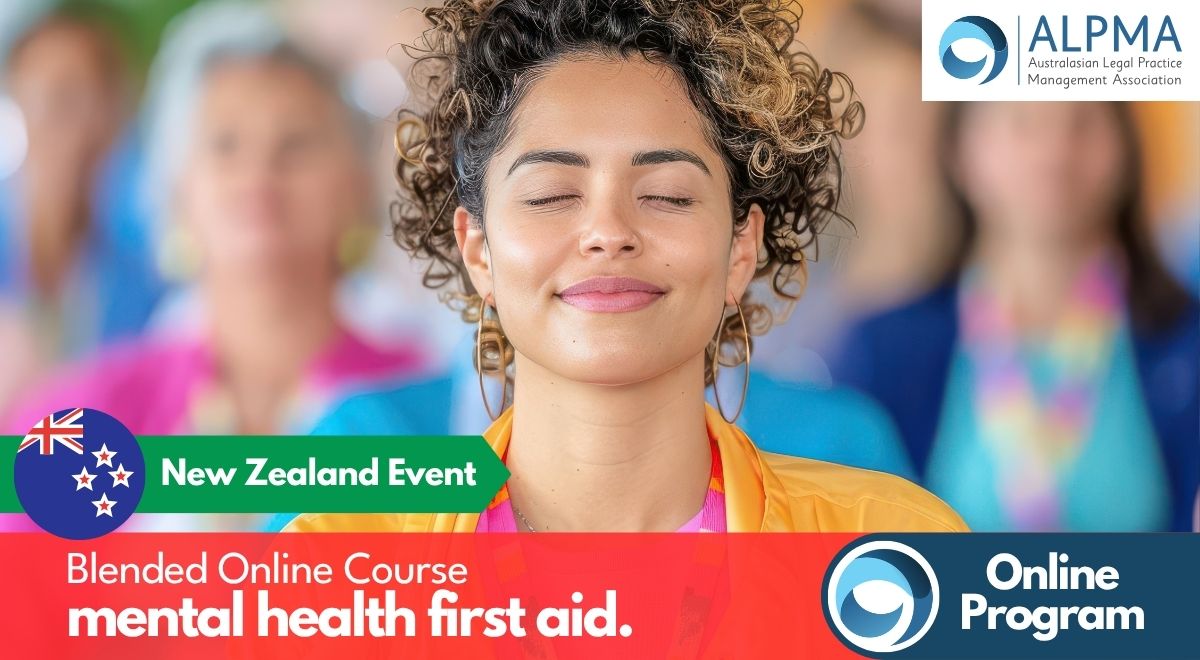 First Aid Course Nzma NZ Mental Health First Aid Program – Online 02 March 2026 - CLOSED - ALPMA