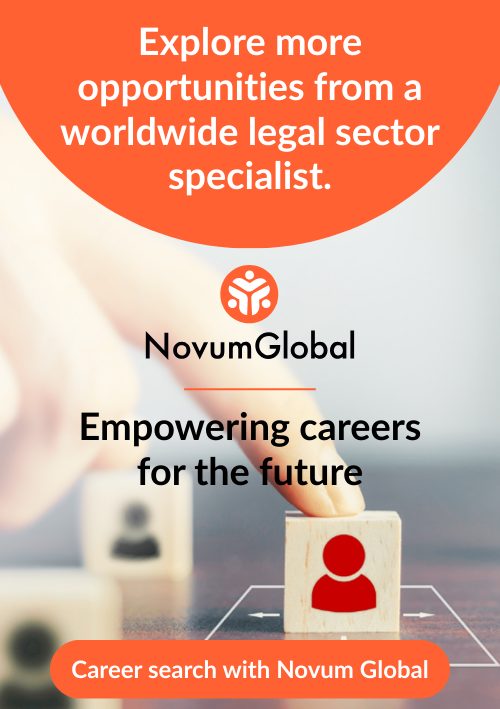 Explore more opportunities from a worldwide legal sector specialist.