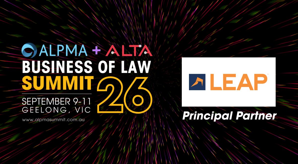 LEAP announced as Principal Partner for the 2026 & 2027 ALPMA Summit + ALTACON